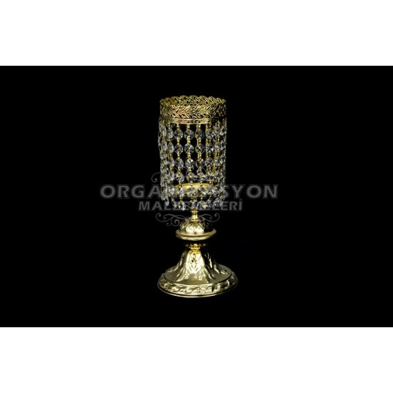 Kristal Taşlı Şamdan