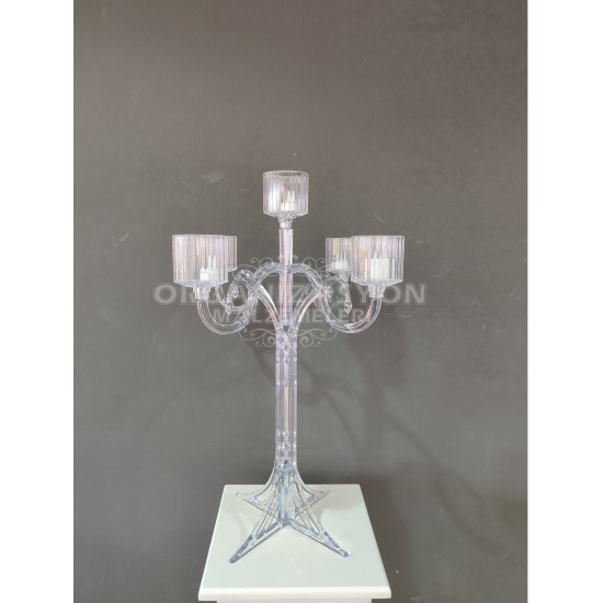 Polikarbon Şeffaf Şamdan