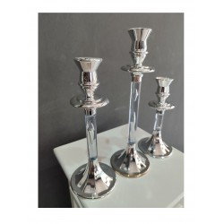 3'Lu Gümüş Mumluk