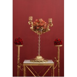 3 Kollu Gold Şamdan