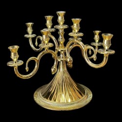 9 Kollu Gold Şamdan