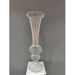 Gümüş Metal Şamdan