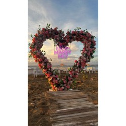 Kalpli Çiçekli Tag